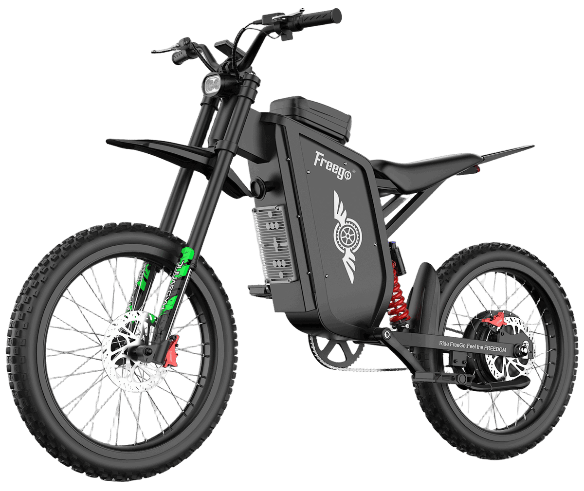 Freego X3 electric bike on a transparent background