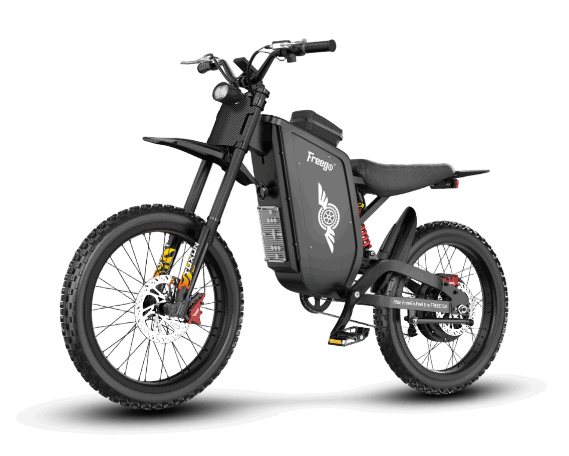 Freego X3 electric bike with transparent background