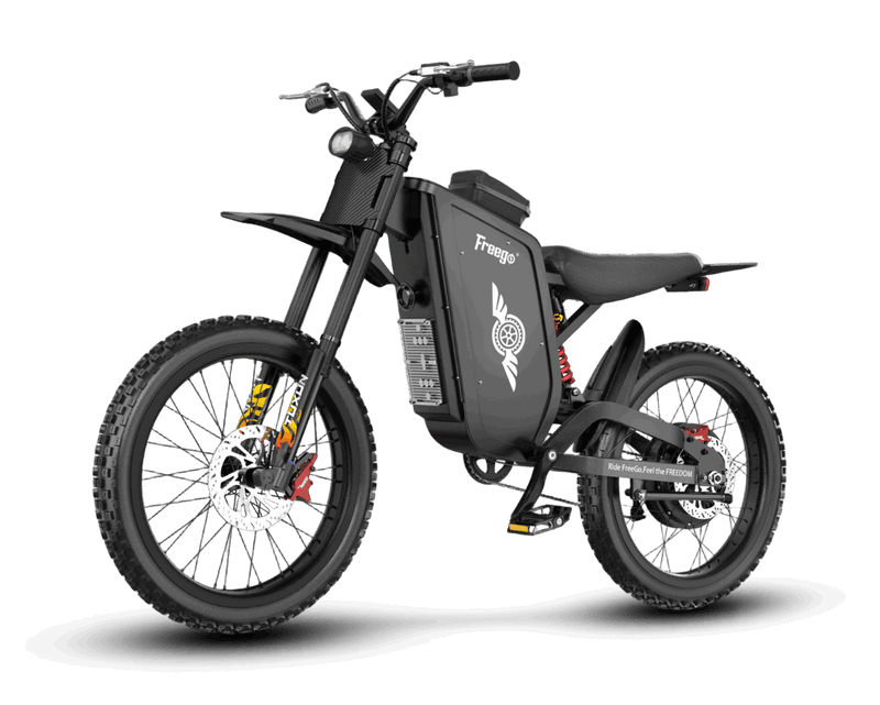 Freego X3 electric bike with transparent background