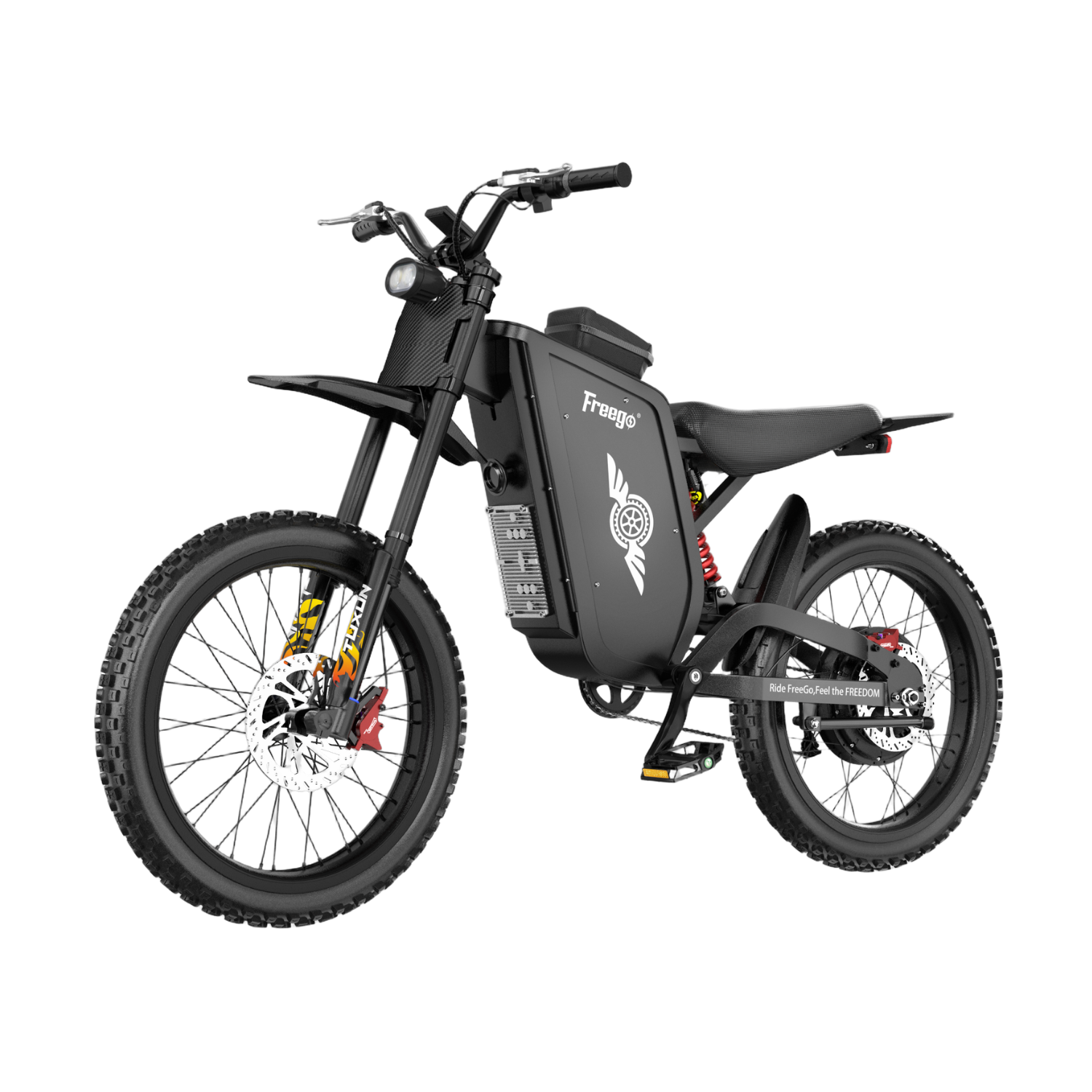 Freego X3 / X3 Pro All-Terrain Electric Dirt Bike with Pedals, X3 (40Ah)