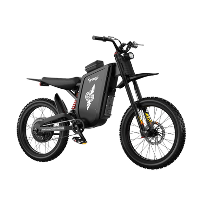 Freego X3 electric dirt bike right rear side view