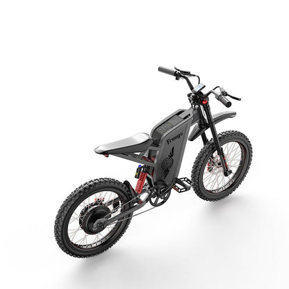 Off-road e-bike with durable tires